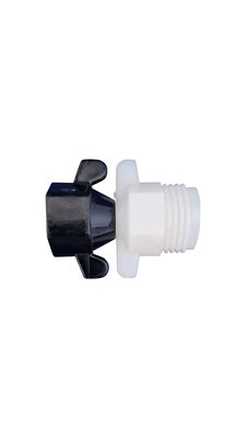SHURflo 244-2356 - Adapter Gerade mit Überwurfmutter 3/4" GHT-Male - 1/2" NPT-Female