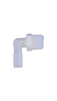 SHURflo 244-6118 - Einschraubschlauchtülle 90° 3/8" Barb - 3/8" NPT-Male