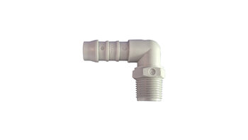 SHURflo 244-6128 - Einschraubschlauchtülle 90° 1/2" Barb - 3/8" NPT-Male