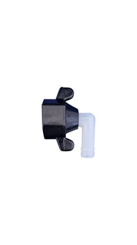 SHURflo 244-3916 - Schlauchtülle mit Überwurfmutter 90° 3/8" Barb - 1/2" NPT-Female