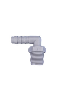 SHURflo 244-6116 - Einschraubschlauchtülle 90° 3/8" Barb - 1/2" NPT-Male